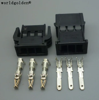 Worldgolden 3-контактный разъем 893 971 993 893971633 для автоматического подключения проводов для VW