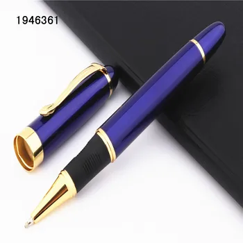 Роскошное качество 450 Синий цвет Бизнес офис средний наконечник ручка-роллер Новая