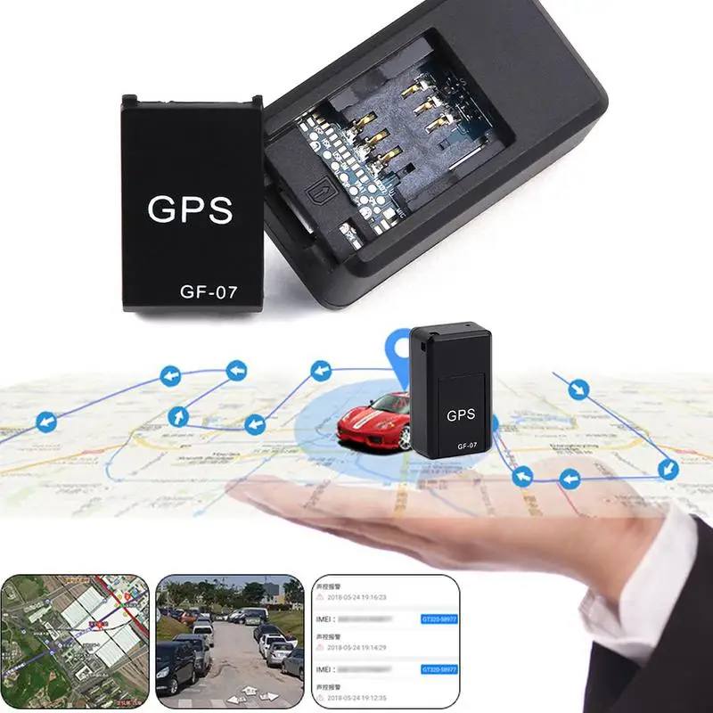 Автомобильный GPS-трекер Mini GF07 GPRS, локатор, устройство для отслеживания записи с защитой от потери, Голосовое управление Может записывать 4