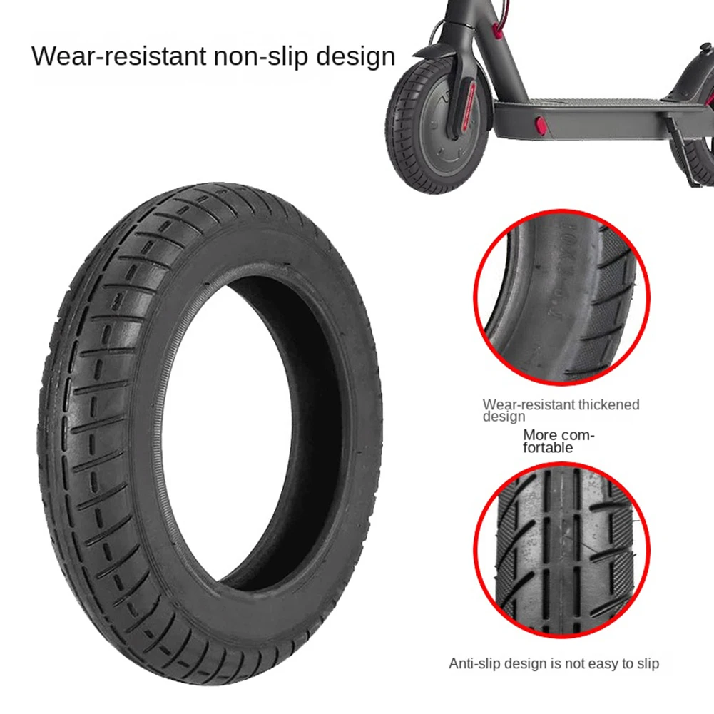 Для электрического скутера M365 PRO, 10-дюймовое колесо с шинами, 10-дюймовая модифицированная шина, усиленная устойчивая внешняя шина, черная 2