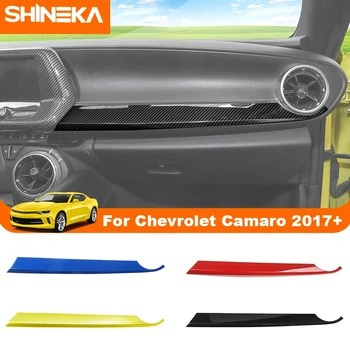 Декоративная накладка для второго пилота со стороны пассажира SHINEKA ABS из углеродного волокна для Chevrolet Camaro 2017 2018 2019 2020 2021 Аксессуары