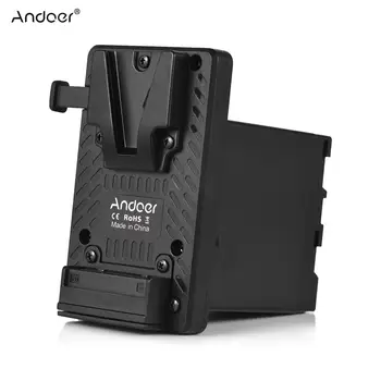 Andoer V-Lock V-Образное крепление батарейной пластины к адаптеру-подставке BP-U для декодирования аккумулятора BP-U96 для видеокамеры Sony PXW-FX6 EX280