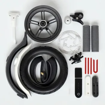 Аксессуары для электрического скутера, крыло, подножка, Колокольчик, Отражающая наклейка, панель дисплея тормозного диска, рукоятка для Xiaomi Scooter M365