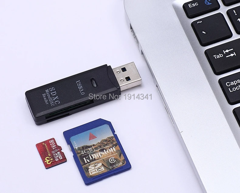 100шт Кард-Ридер USB 3.0 SD/Micro SD TF OTG Смарт-Адаптер Карты Памяти для Ноутбука USB 3.0 multi Smart Cardreader SD Card Reader 1