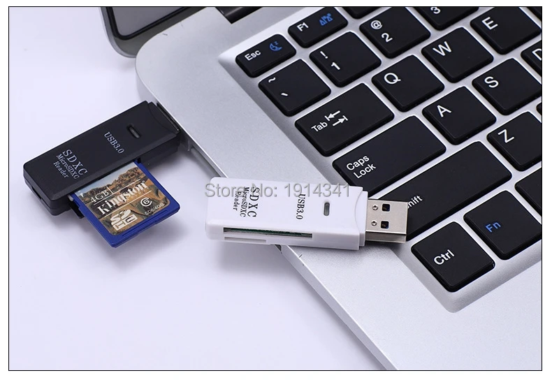 100шт Кард-Ридер USB 3.0 SD/Micro SD TF OTG Смарт-Адаптер Карты Памяти для Ноутбука USB 3.0 multi Smart Cardreader SD Card Reader 3