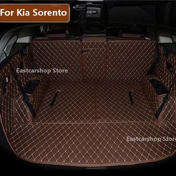 Для Kia Sorento 2019 2018 2017 Все Включено Коврик для заднего багажника Грузовой Поддон для багажника Аксессуары для заднего багажника 2016 2015