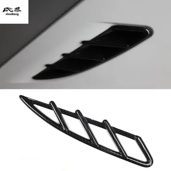 1 шт. чехол для украшения хвостового плавника из углеродного волокна ABS для 2009-2014 Mercedes Benz Smart Car Accessories