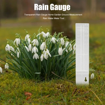 5-Дюймовое профессиональное прозрачное устройство для измерения дождя На открытом воздухе, во дворе, в саду, Измерение Грунта, Счетчик дождевой воды, Измерительный инструмент для измерения