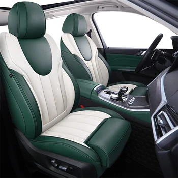 Полный охват Пользовательских Чехлов для автомобильных сидений Ford Focus Fiesta Fusion Mustang GT Mondeo Escape Explorer, автомобильных аксессуаров Kuga Edge