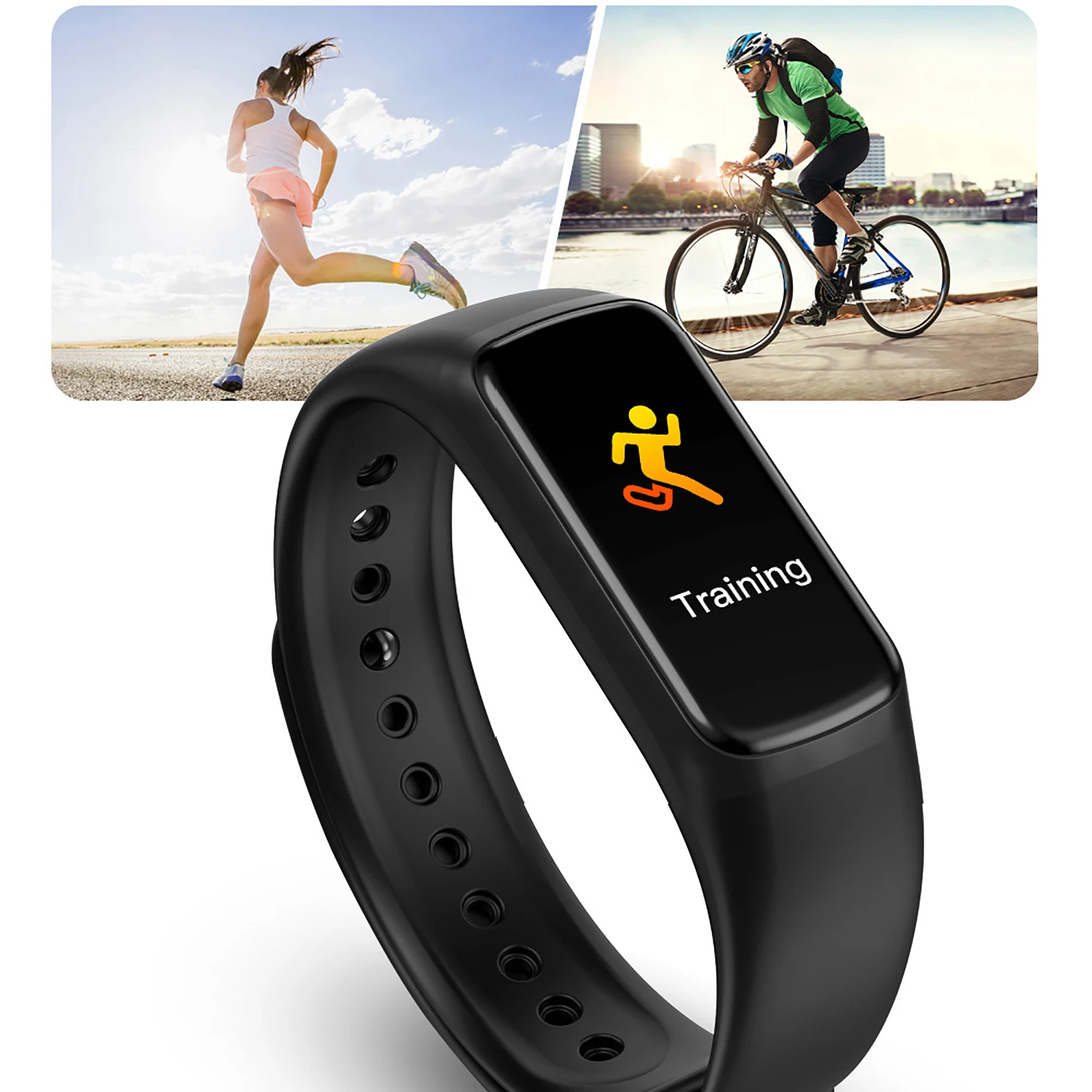 Фитнес-трекер, водонепроницаемые спортивные смарт-часы Bluetooth с сенсорным экраном, пульсометром, измерением артериального давления, оксиметрии 5