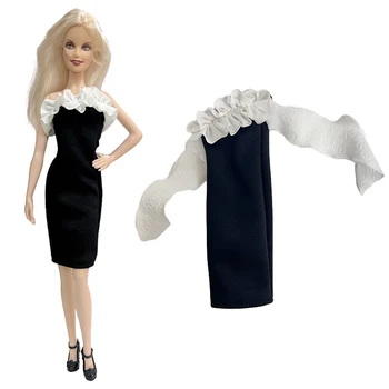 1 шт. Черная узкая юбка, новейшее платье для куклы Барби, повседневная модная одежда ручной работы, подходящая для аксессуаров для кукол BJD 30 см, игрушки