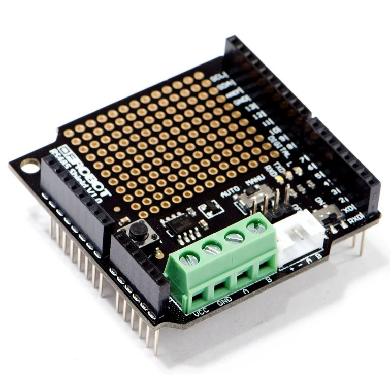 Плата расширения DFRobot от TTL до RS485 модуль последовательного порта UART, совместимый с Arduino с переключателем 1