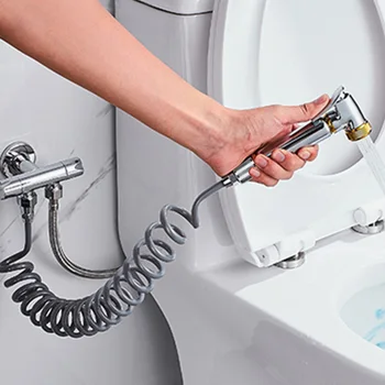 Gereedschap ABS пружинный гибкий шланг для душа для водопровода, унитаза, биде, распылителя, инструмента для ремонта ванной комнаты.