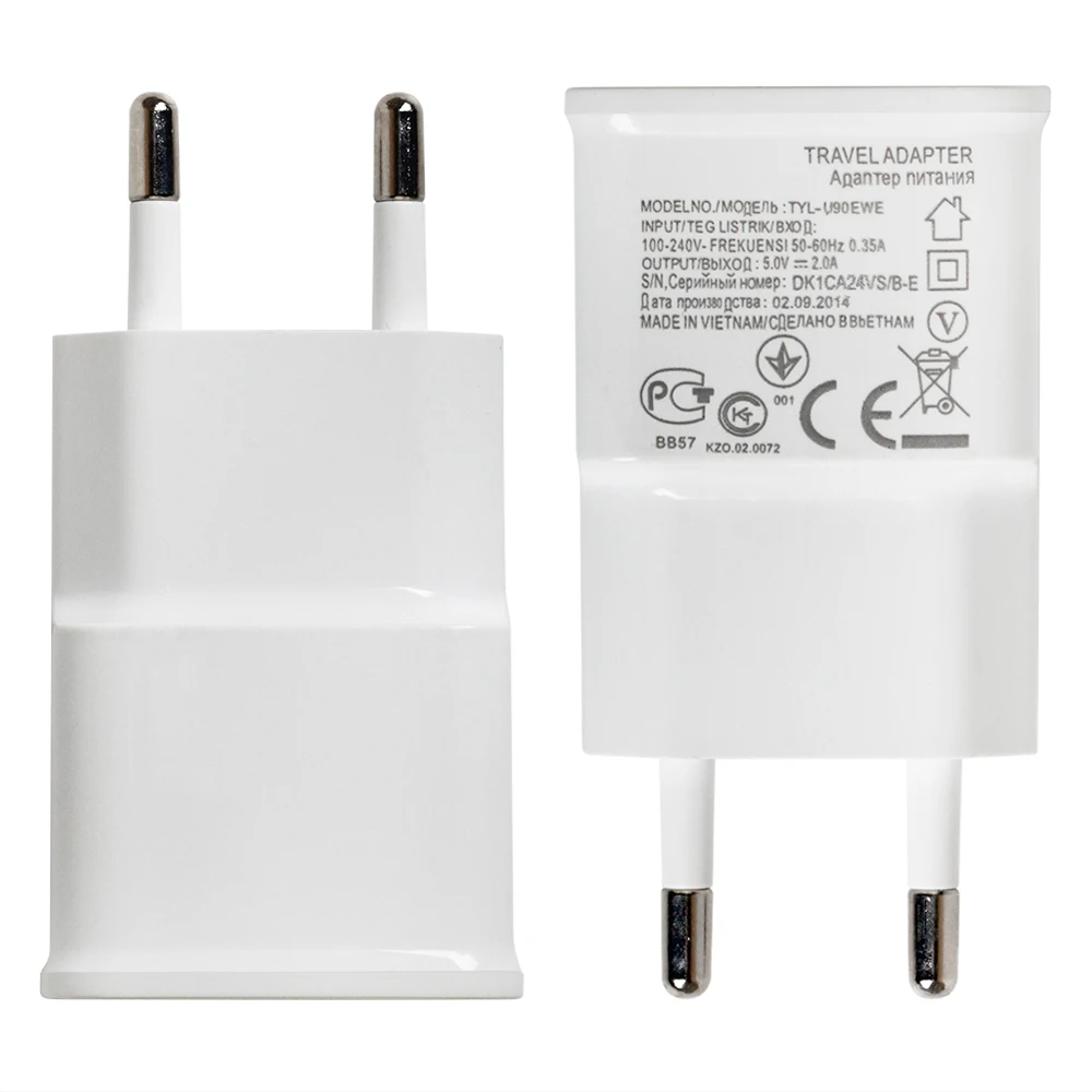 Новое поступление 2019 USB Зарядное Устройство Универсальная Вилка ЕС/США Настенное Зарядное Устройство Для Мобильного телефона iPhone X 8 Для Samsung S8 S9 Адаптер 50 шт./лот 0