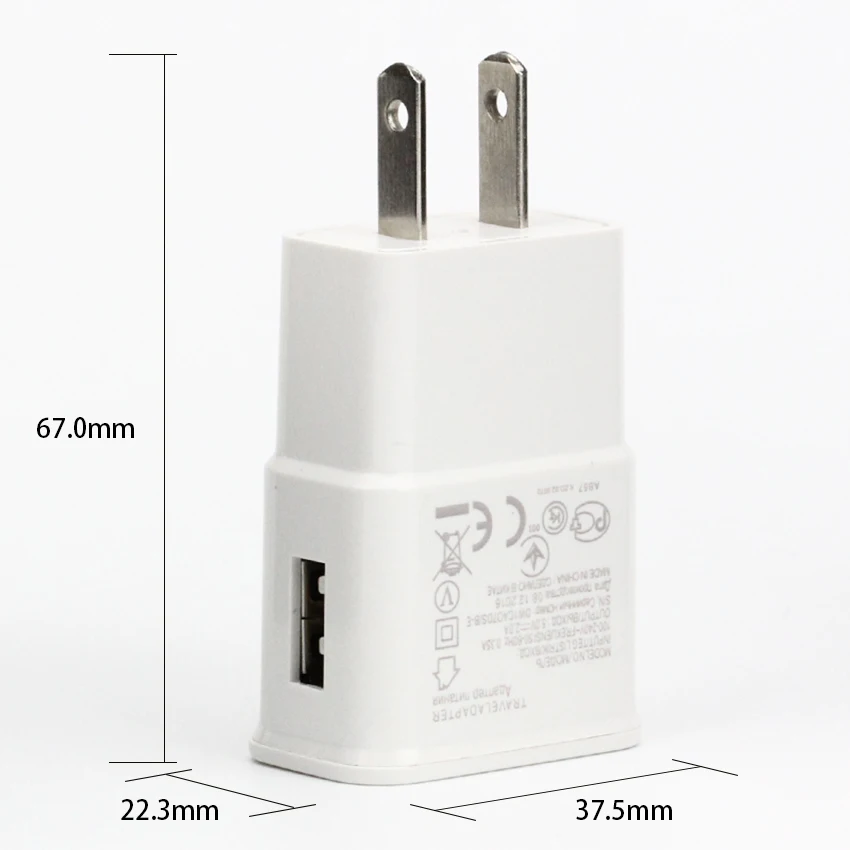 Новое поступление 2019 USB Зарядное Устройство Универсальная Вилка ЕС/США Настенное Зарядное Устройство Для Мобильного телефона iPhone X 8 Для Samsung S8 S9 Адаптер 50 шт./лот 4