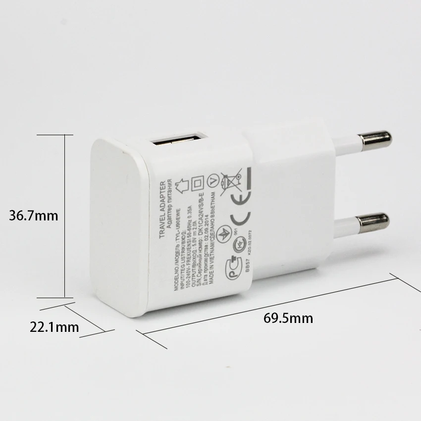 Новое поступление 2019 USB Зарядное Устройство Универсальная Вилка ЕС/США Настенное Зарядное Устройство Для Мобильного телефона iPhone X 8 Для Samsung S8 S9 Адаптер 50 шт./лот 5