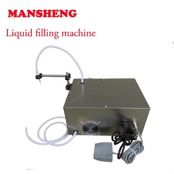 MANSHENG Полуавтоматическая настольная машина для розлива спиртных напитков в бутылки с жидким маслом и парфюмерным наполнителем