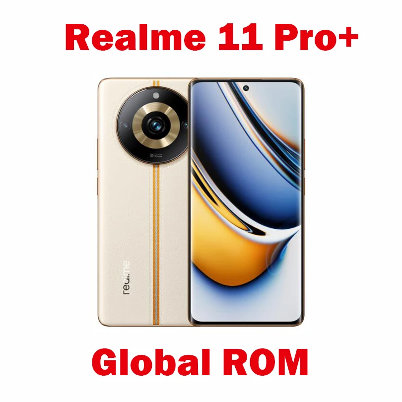 Глобальная Встроенная память Оригинальный Новый Realme 11 Pro Plus + 5G MTK Dimensity7050 6,7-дюймовый OLED 200-Мегапиксельная Камера NFC 5000 мАч 100 Вт Суперзарядка 0