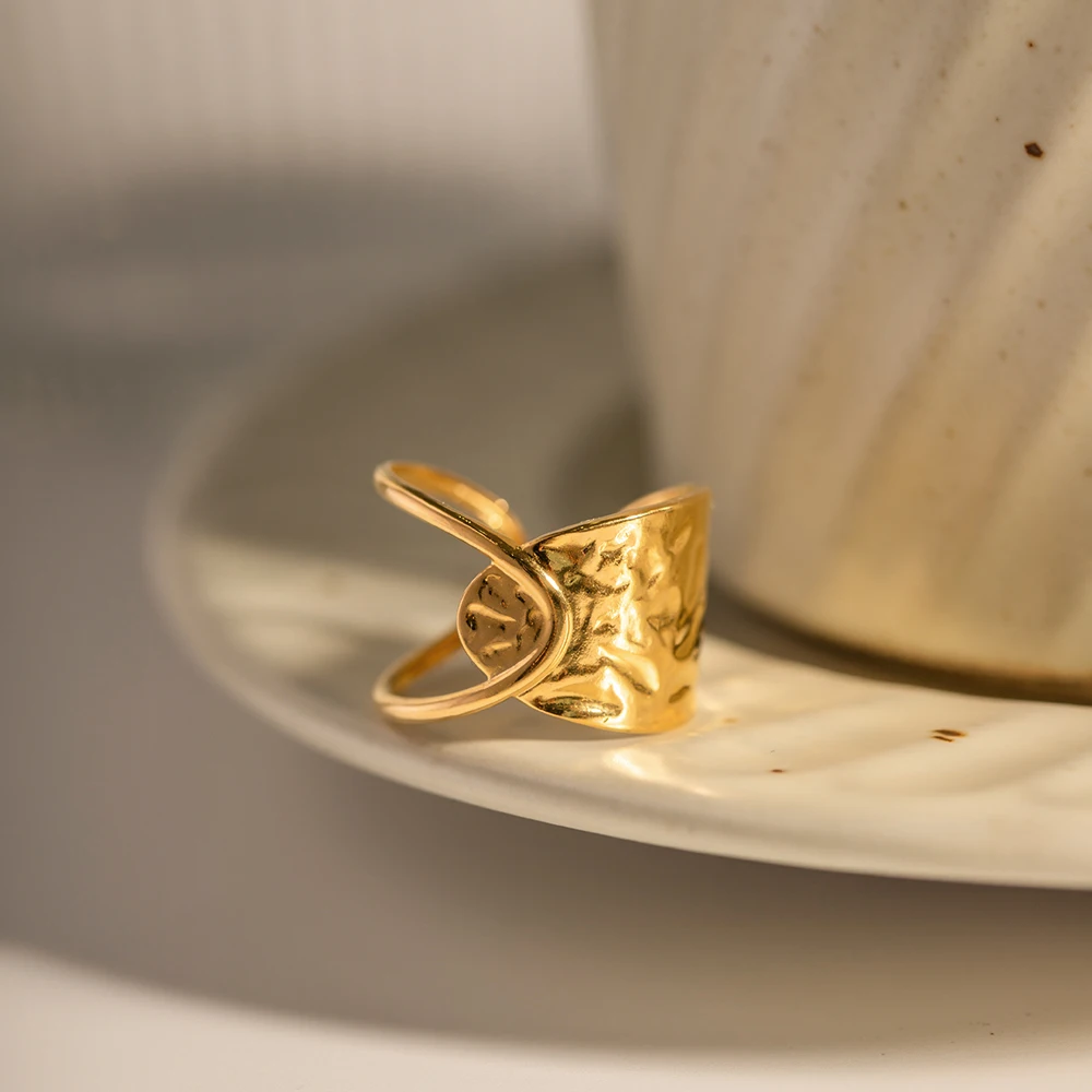 Youthway Minimalist Geometric Stainless Steel Finger Ring Waterproof Jewelry кольца для женщин Gift 2