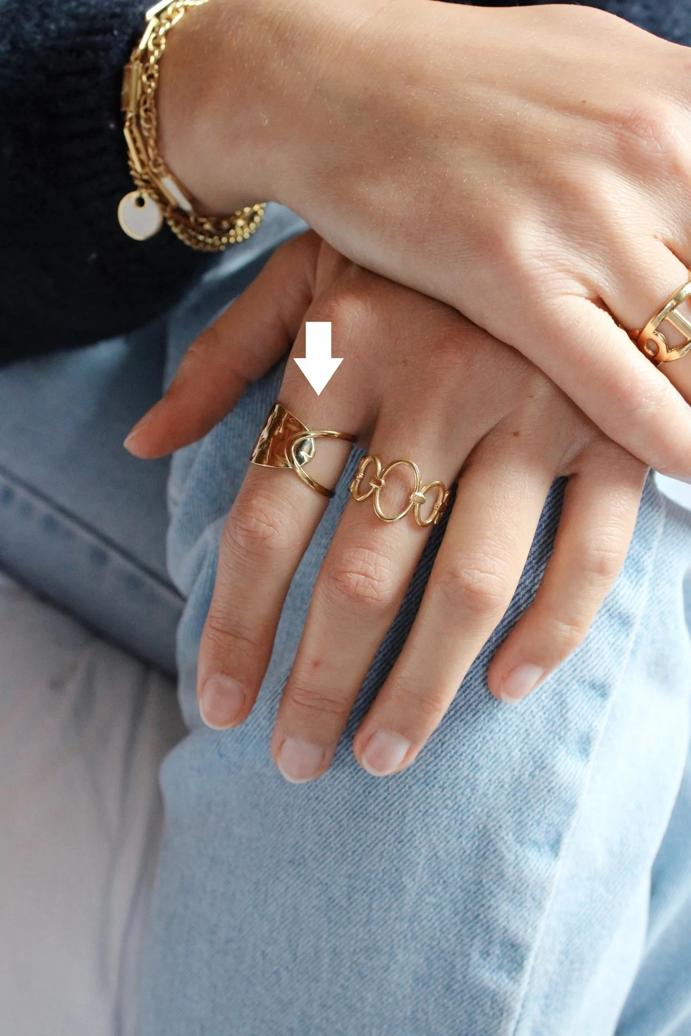 Youthway Minimalist Geometric Stainless Steel Finger Ring Waterproof Jewelry кольца для женщин Gift 4