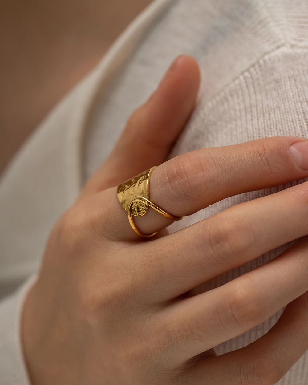 Youthway Minimalist Geometric Stainless Steel Finger Ring Waterproof Jewelry кольца для женщин Gift 5