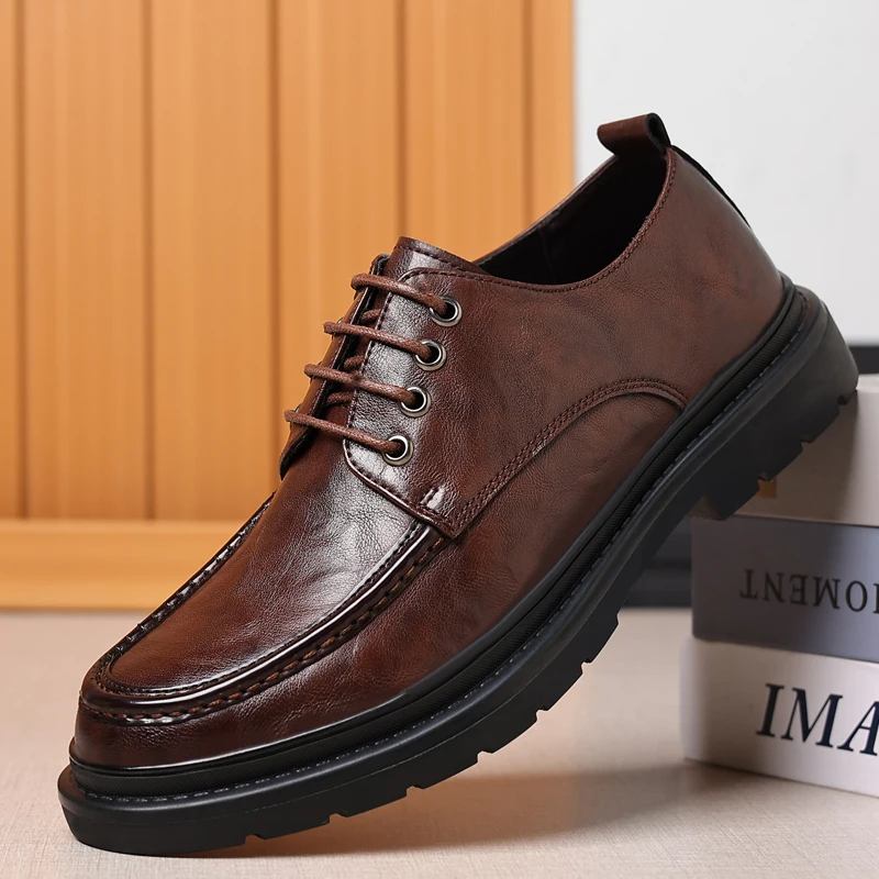 Modx Обувь Кроссовки Мужская Повседневная обувь из натуральной кожи на шнуровке Для ходьбы Мужская Уличная обувь для инструментов Мужская 0
