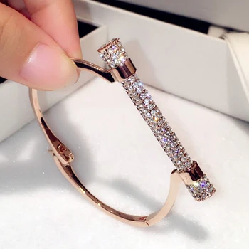 Знаменитые роскошные браслеты-манжеты с кристаллами, браслет для женщин, стразы, украшения для рук