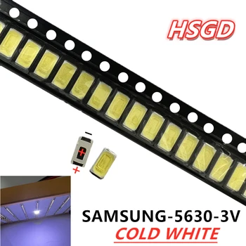 100ШТ SAMSUNG 5630 6030 TV 5730 светодиодная подсветка 0,5 Вт 5630 3 В Холодная белая ЖК-подсветка led 2D