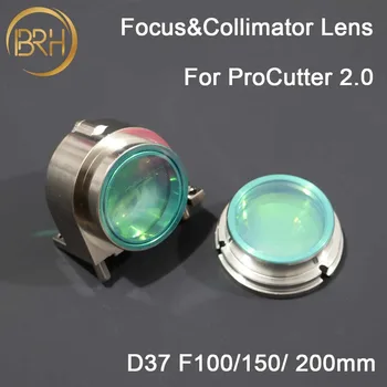 Волоконный лазерный Коллиматор и Фокусирующий Объектив D37 F100 150-200 мм с Держателем Объектива Для Волоконной Лазерной Режущей Головки Precitec ProCutter 2.0