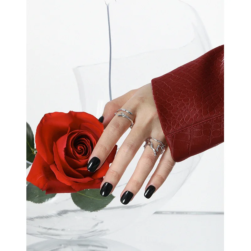 Кольцо на палец из стерлингового серебра SHANICE S925 для женщин с крестом и виноградными ветвями, ювелирные изделия для свадьбы для девочек кольцо Подарочные Аксессуары 2