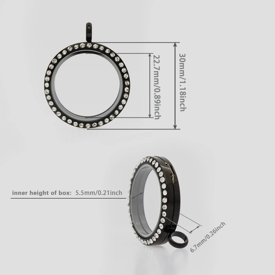 стеклянные плавающие медальоны диаметром 30 мм, ювелирные изделия с магнитной застежкой из нержавеющей стали (без цепочек, без брелоков) 4