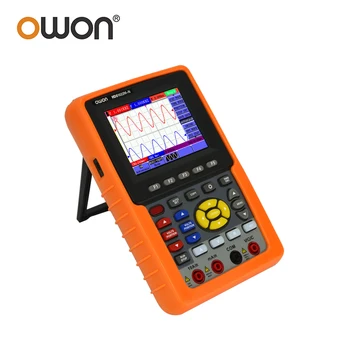 OWON 2-Канальный Цифровой Осциллограф Ручной Двухканальный Осциллограф 2-В-1 + 3 3/4-разрядный Мультиметр + Анализатор спектра FFT