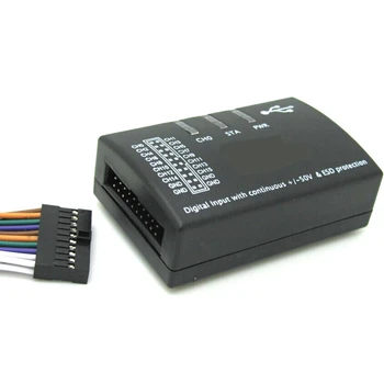 Логический анализатор USB Logic 100 МГц 16Ch Черный логический анализатор Пластиковый логический анализатор для ARM FPGA H2-002