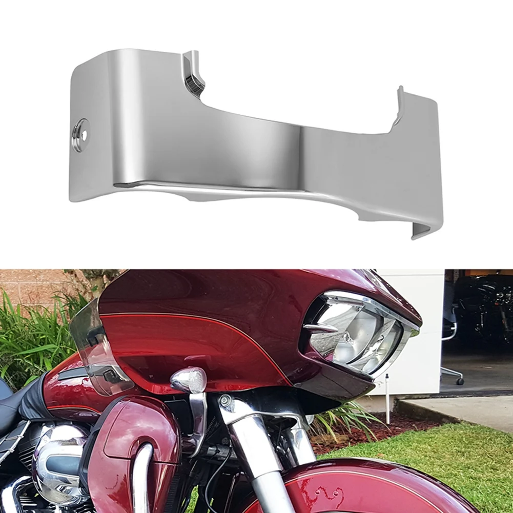 Юбка для отделки внешнего обтекателя мотоцикла для Harley Touring Road Glide FLTRX 2015-2022, Глянцевая Черная Нижняя часть с крыльями летучей мыши 5