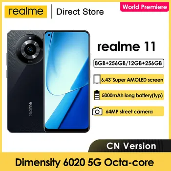 Мировая премьера смартфона Realme 11 Dimensity 6020 Octa Core 5G 6,43 