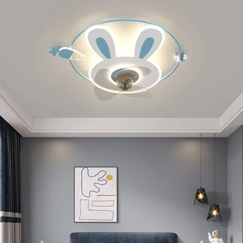 Светодиодная лампа для детской комнаты 2023, Новый мультфильм, Вентилятор для спальни для мальчиков и девочек, Потолочный светильник