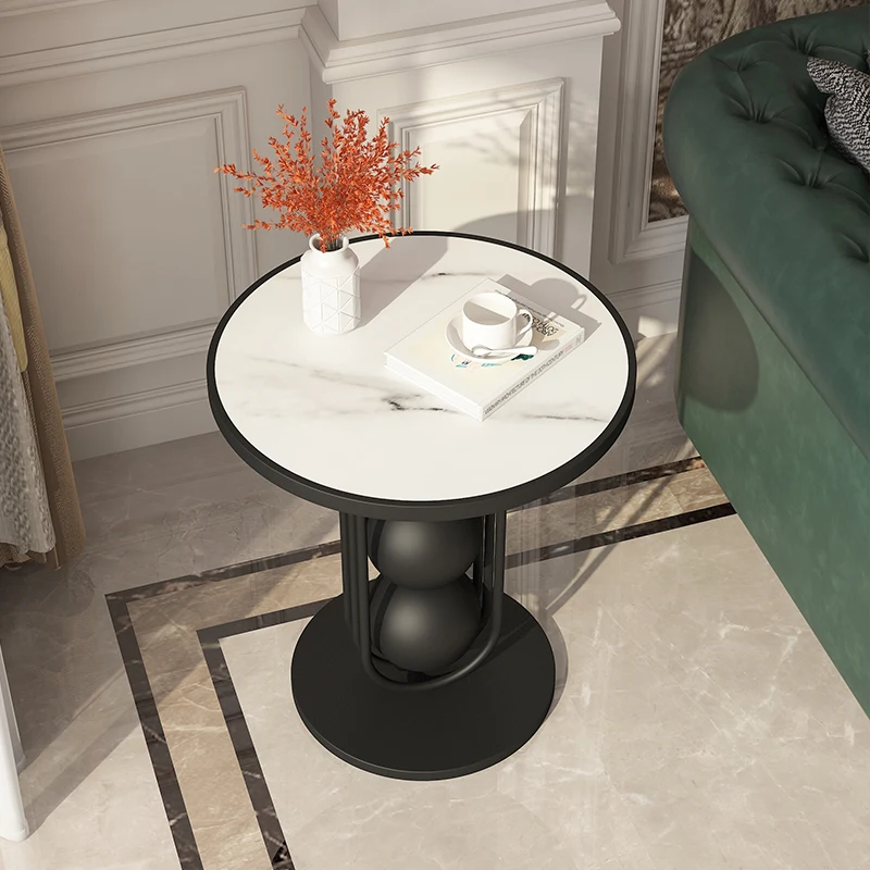 дизайнерские роскошные журнальные столики органайзер для спальни, круглый приставной столик, столик для гостей в прихожей, мебель для дома basse 3