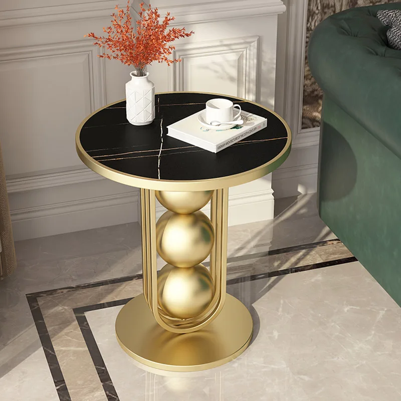 дизайнерские роскошные журнальные столики органайзер для спальни, круглый приставной столик, столик для гостей в прихожей, мебель для дома basse 4