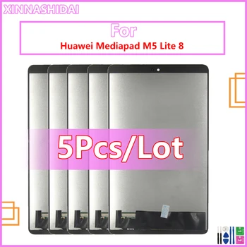 5 шт./лот для Huawei Mediapad M5 Lite 8 2019 JDN2-W09 JDN2-AL00 JDN2-L09 Замена Сенсорного Дигитайзера ЖК-дисплея в сборе