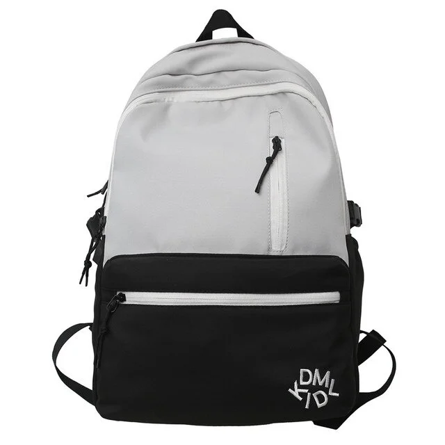Женская нейлоновая школьная сумка для колледжа, женская школьная сумка для отдыха, подростковая сумка для книг большой емкости, дорожный рюкзак для ноутбука, студенческий рюкзак 0