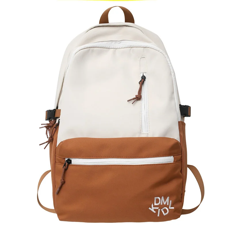 Женская нейлоновая школьная сумка для колледжа, женская школьная сумка для отдыха, подростковая сумка для книг большой емкости, дорожный рюкзак для ноутбука, студенческий рюкзак 5