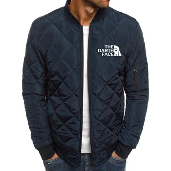 Известный уличный бренд THE DARTH FACE С логотипом, мужская куртка для защиты от холода, Настраиваемый логотип, мужская Утепленная зимняя куртка на молнии