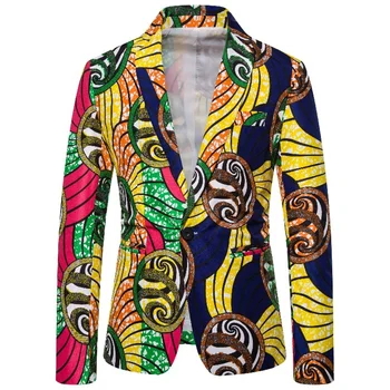 16 цветов, мужские блейзеры в Гавайском стиле, приталенный костюм с цветочным рисунком, куртки, весенне-осеннее повседневное пальто с принтом, M-3XL