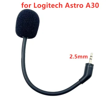 Сменный Игровой Микрофон 2,5 мм, Съемная Микрофонная Стойка для Игровых Гарнитур Logitech Astro A30 A 30, Наушники с Микрофоном