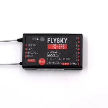 FLYSKY FS-SR8 2.4G ANT 8CH Мини-Приемник для Радиопередатчика FS-ST8 RC Самолет Вертолет FPV Дрон RC Автомобиль Лодка DIY Запчасти