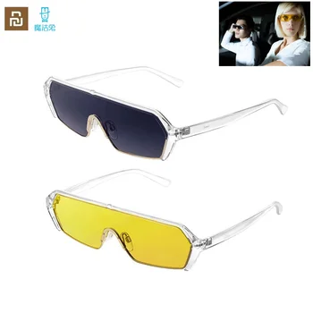 Youpin QUKAN MOJIETU Поляризованные очки для вождения Солнцезащитные очки с немецкими линзами TAC, меняющие цвет, солнцезащитные очки с антибликовым покрытием для вечеринки