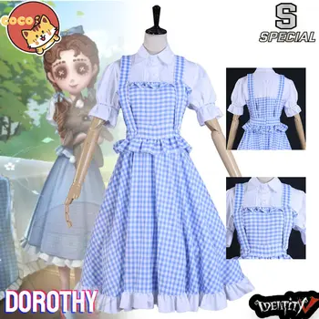 CoCos-S Game Identity Против костюма для косплея Маленькой девочки Дороти, Милого платья для пикника, карнавальной формы Hallween, аниме-одежды на заказ