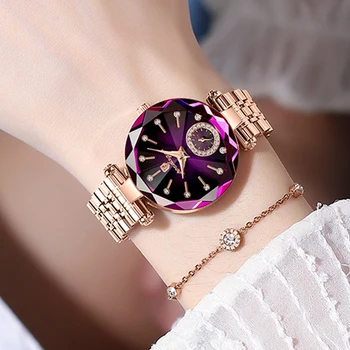 Женские часы POEDAGAR, роскошный ювелирный дизайн, кварцевые наручные часы из розового золота и стали, водонепроницаемые модные женские часы швейцарского бренда