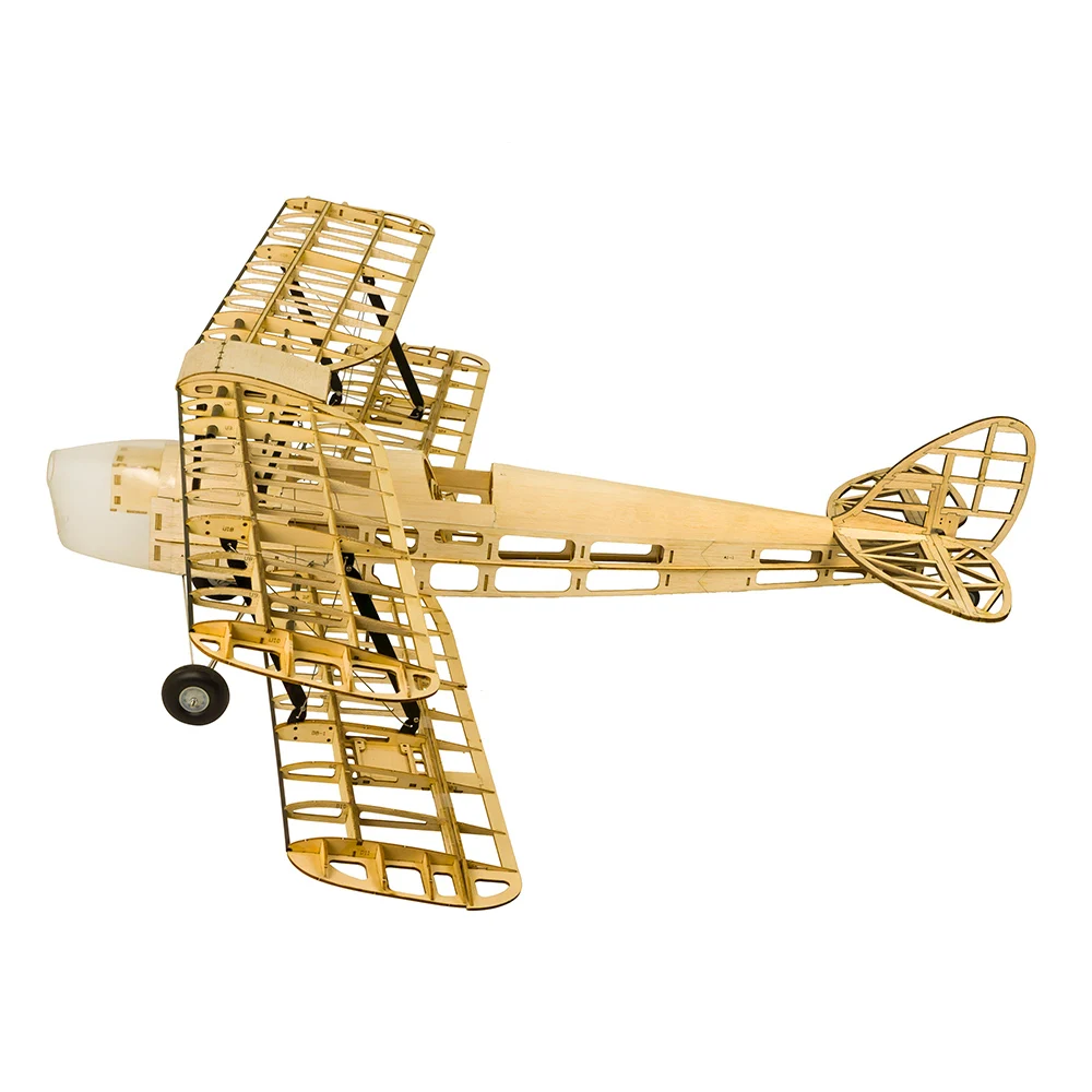 Радиоуправляемый Самолет Dancing Wings S1901 из Пробкового Дерева Радиоуправляемый Самолет Tiger Moth Биплан с Дистанционным Управлением В Разобранном виде Версия Комплекта DIY Летающая Модель 2