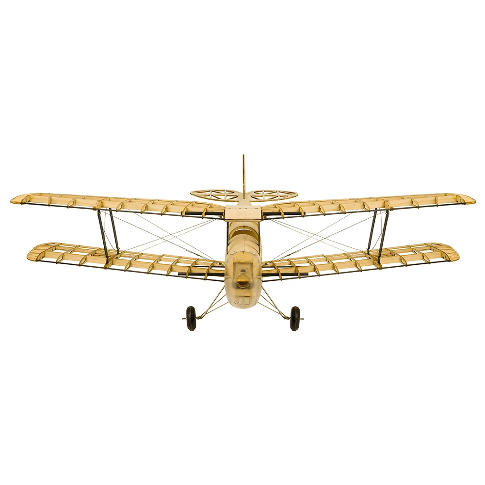 Радиоуправляемый Самолет Dancing Wings S1901 из Пробкового Дерева Радиоуправляемый Самолет Tiger Moth Биплан с Дистанционным Управлением В Разобранном виде Версия Комплекта DIY Летающая Модель 3